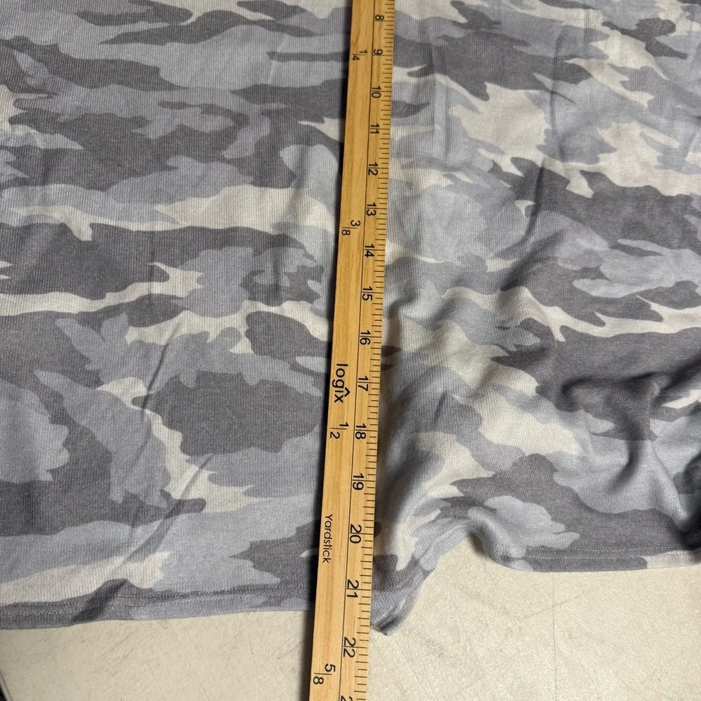Beyond Yoga gray camo tye-front hoodie XL athleisure NWOT - Picture 8 of 8